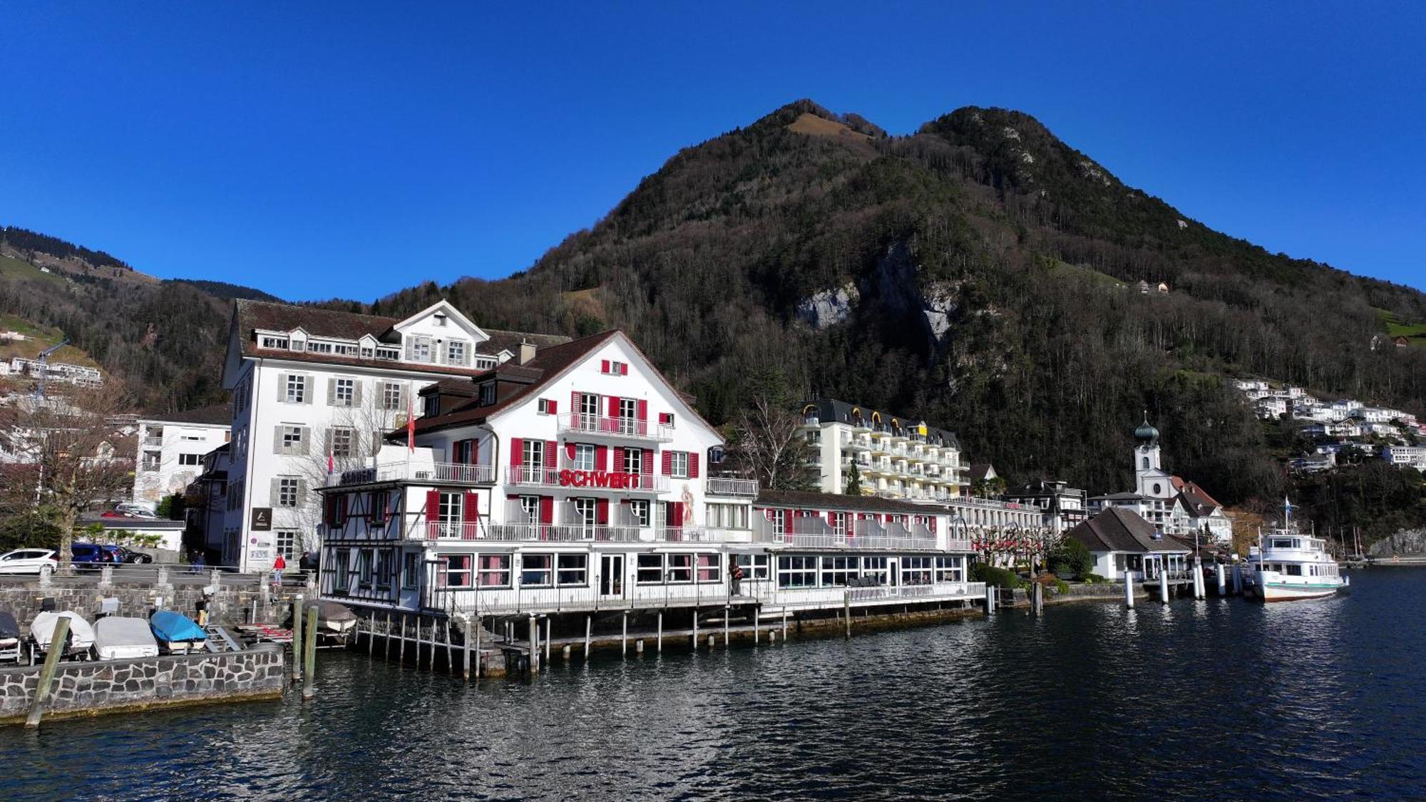 Seehotel Schwert Gersau Exterior foto